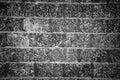 Background black and white bricks texture horizontally Royalty Free Stock Photo