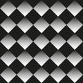 Background of black and white rhombuses