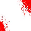 Background with bloody splashes. Abstract background. Abstract bright red blood for banner design. Vector graphic. Color Royalty Free Stock Photo