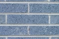 Background of blue brick wall detail Royalty Free Stock Photo