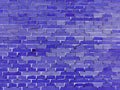 Background Blue Bricks in the Wall Royalty Free Stock Photo