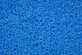 Background of blue carpet or foot scraper or door mat texture Royalty Free Stock Photo