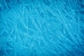 Background of blue cold winter ice. Texture of frozen surface. Frost pattern Royalty Free Stock Photo