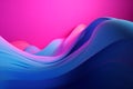 background shape purple cyberspace light concept wave line gradient wallpaper. Generative AI.