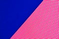 Blue and pink dotted background