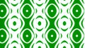 The background is blue and green.Design. Geometric shapes oscillate in the bright background and make various patterns.