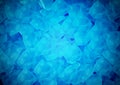 Background of blue ice cubes Royalty Free Stock Photo