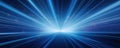 Background With Blue Luminous Rays Space For Text Royalty Free Stock Photo