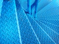 Background blue metal texture Royalty Free Stock Photo