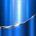 Background blue metal Royalty Free Stock Photo