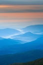 Background North Carolina Blue Ridge Mountain Layers Royalty Free Stock Photo
