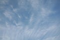 The background of the blue sky as a natural picture. Sky with clouds abstract nature background. The best images of the heavens be Royalty Free Stock Photo