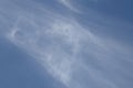 A beautiful blue sky in grey color and white clouds Royalty Free Stock Photo