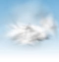 Background Blue Sky Fluffy Clouds Royalty Free Stock Photo