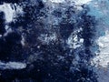 Background blue wall texture abstract grunge ruined scratched Royalty Free Stock Photo