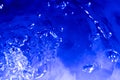 Background of blue water drops splash Royalty Free Stock Photo