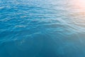 background with blue water and orange glow Royalty Free Stock Photo