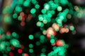 Background bokeh green and red image