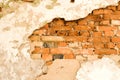 Background a brick wall Royalty Free Stock Photo