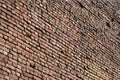 Background of brick wall. Diagonal.