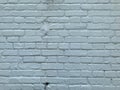 background brick wall painted in light blue. Royalty Free Stock Photo