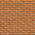 Background of Brick Wall Texture. Royalty Free Stock Photo