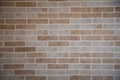 Background of brick wall texture .An old brown brick wall background. Detailed old orange brick wall background photo Royalty Free Stock Photo