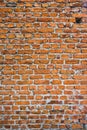 Background of brick  wall texture -orange bricks single Royalty Free Stock Photo