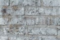 Background of brick wall texture painted silver paint Royalty Free Stock Photo