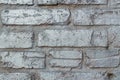 Background of brick wall texture painted silver paint Royalty Free Stock Photo