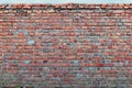 Background of brick wall texture,  Red brick wall texture for background Royalty Free Stock Photo