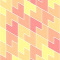 Background with bright orange isometric drawings.