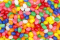 background of bright vibrant colorful jelly beans in various colors. Royalty Free Stock Photo
