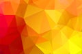 Background bright yellow template random bright colors low poly