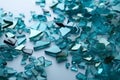 Background of broken glass on small details Royalty Free Stock Photo