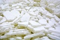 Background from broken pieces of ice. Texture, pattern, closeup Royalty Free Stock Photo