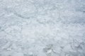 Background from broken pieces of ice. Texture, pattern, closeup Royalty Free Stock Photo