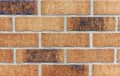 Background of brown building bricks. A wall of bricks Royalty Free Stock Photo