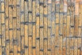 Background of brown old natural wood planks Dark aged empty rural room with tree floor pattern texture Closeup gold view surface o Royalty Free Stock Photo