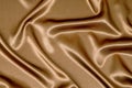 Background brown satin fabric Royalty Free Stock Photo