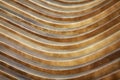 Background from brown wooden curves. Abstract image Royalty Free Stock Photo