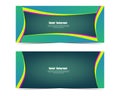 Background for business banner template with gradient colors