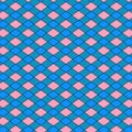 The background is in a cage. Background with pink, blue stripes, lines. Abstract striped pattern with red and blue stripes. Royalty Free Stock Photo