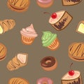Background from cakes