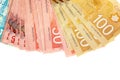 Background. Canadian dollars Royalty Free Stock Photo