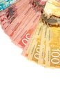 Background. Canadian dollars Royalty Free Stock Photo