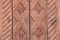 Background of Carved Wood Terracotta and Brown. Wood Carving, Ge Royalty Free Stock Photo