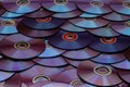 Background CD and DVD discs Royalty Free Stock Photo