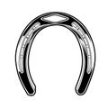 Good Luck Lucky Horseshoe Vector 05 Royalty Free Stock Photo