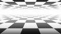 Checkered surfaces background